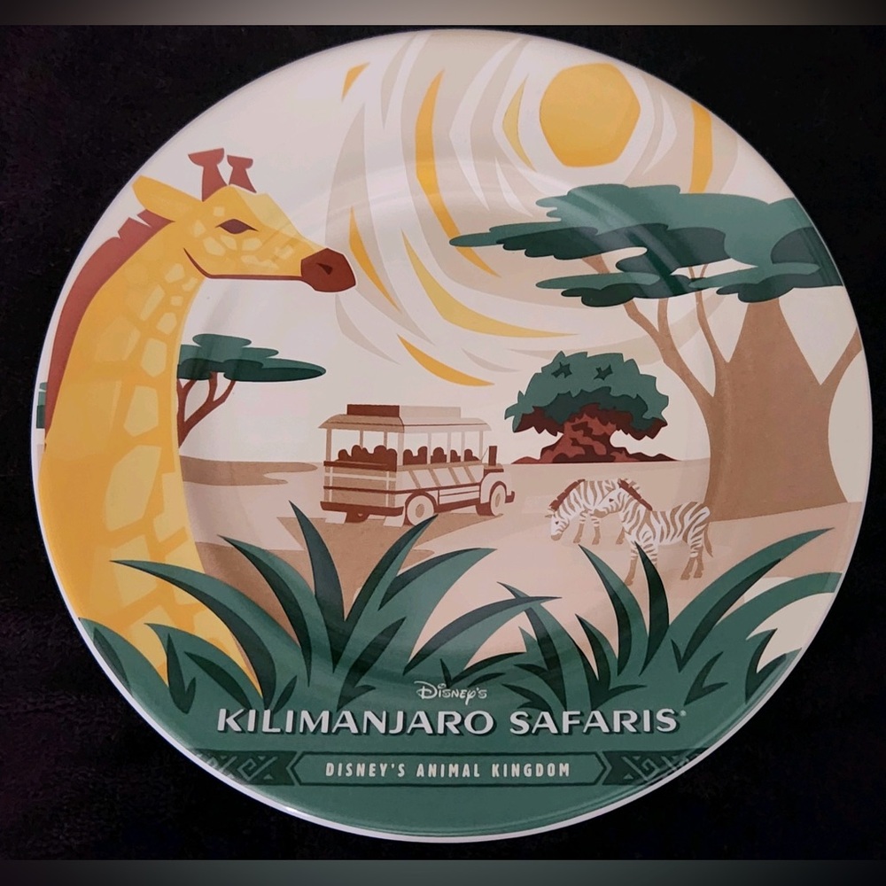 NWT Authentic Disney Parks - Kilimanjaro Safaris 7” Plate